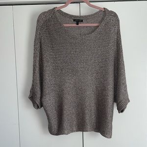 EILEEN FISHER | Large - Dolman ( Batwing) Sleeve Chunk Knit Sweater. Breathable.